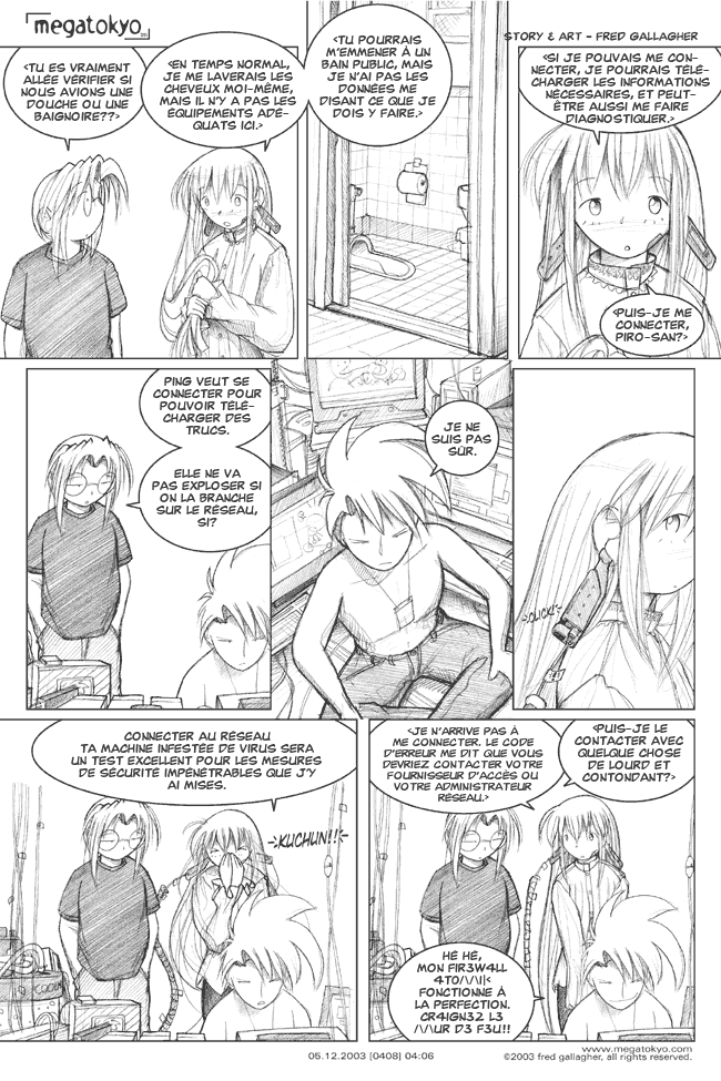 planche #408: Puis-je me connecter, Piro-san?